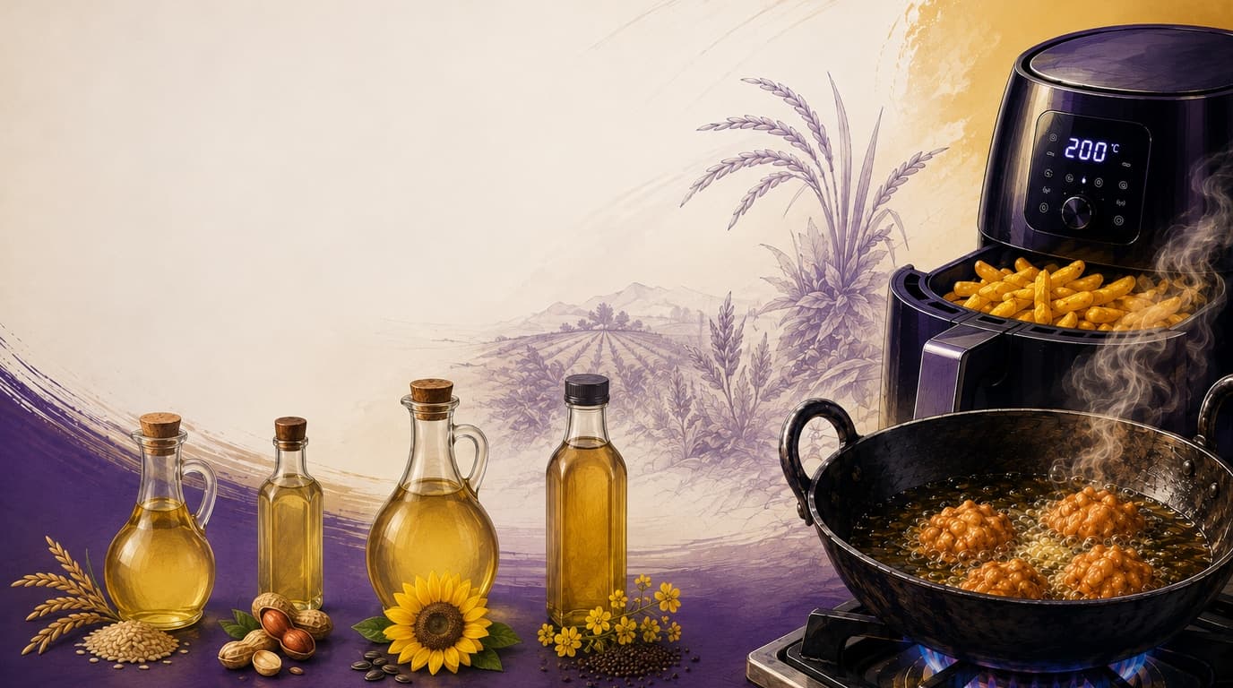 Best High Smoke Point Oils for Air Fryer and Indian Cooking thumbnail