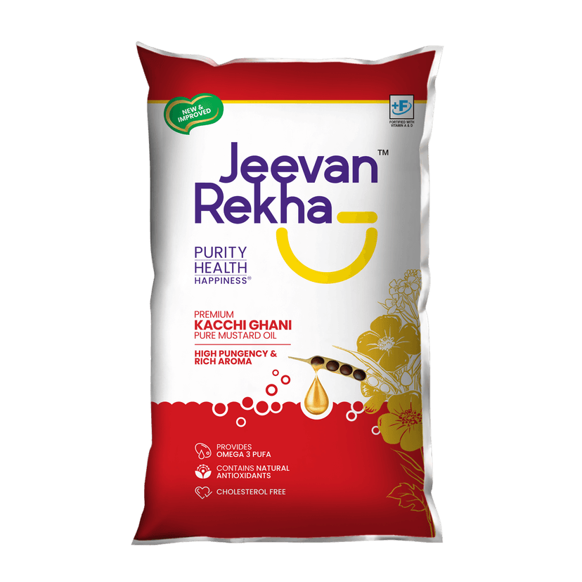 Jeevan Rekha Kachi Ghani Mustard Oil Pouch