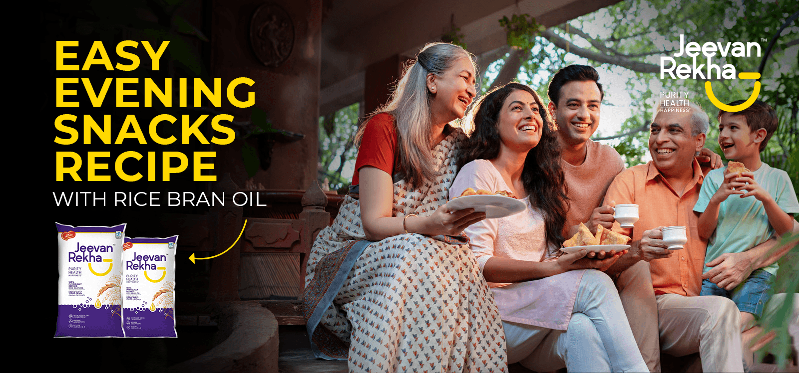 Easy Evening Snacks Recipe with Rice Bran Oil - Jeevan Rekha Foods